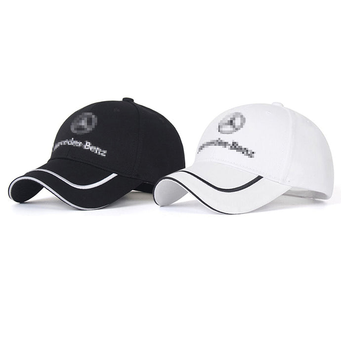 Embroidery Peaked Cap for Mercedes Benz w203 w204 w205 w211 w201 w213 Baseball Hat Trucker Hats Logo Sunbonnet Auto Accessories